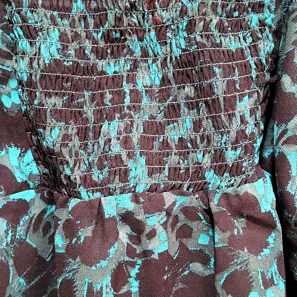 INGRED & ISABEL MATERNITY BLACK AND GREEN BLOUSE. MULTI SIZES/ NWT - Picture 5 of 6